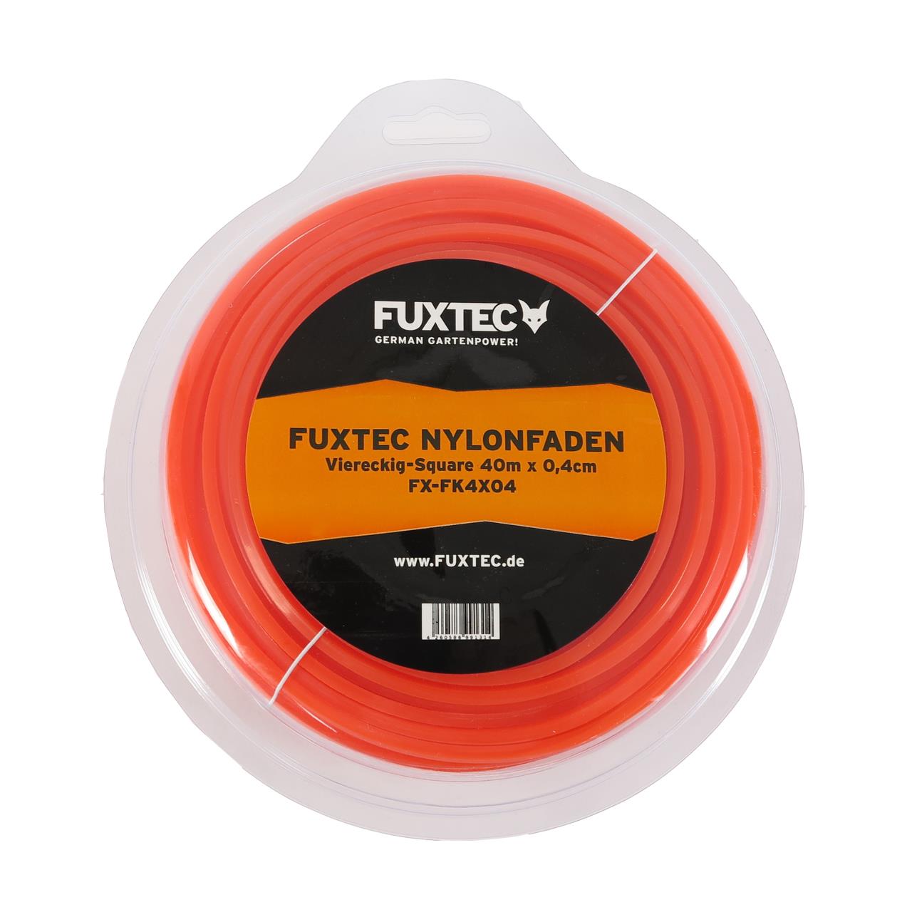 FUXTEC Nylonfaden Viereckig-Square 40m x 0,4 cm